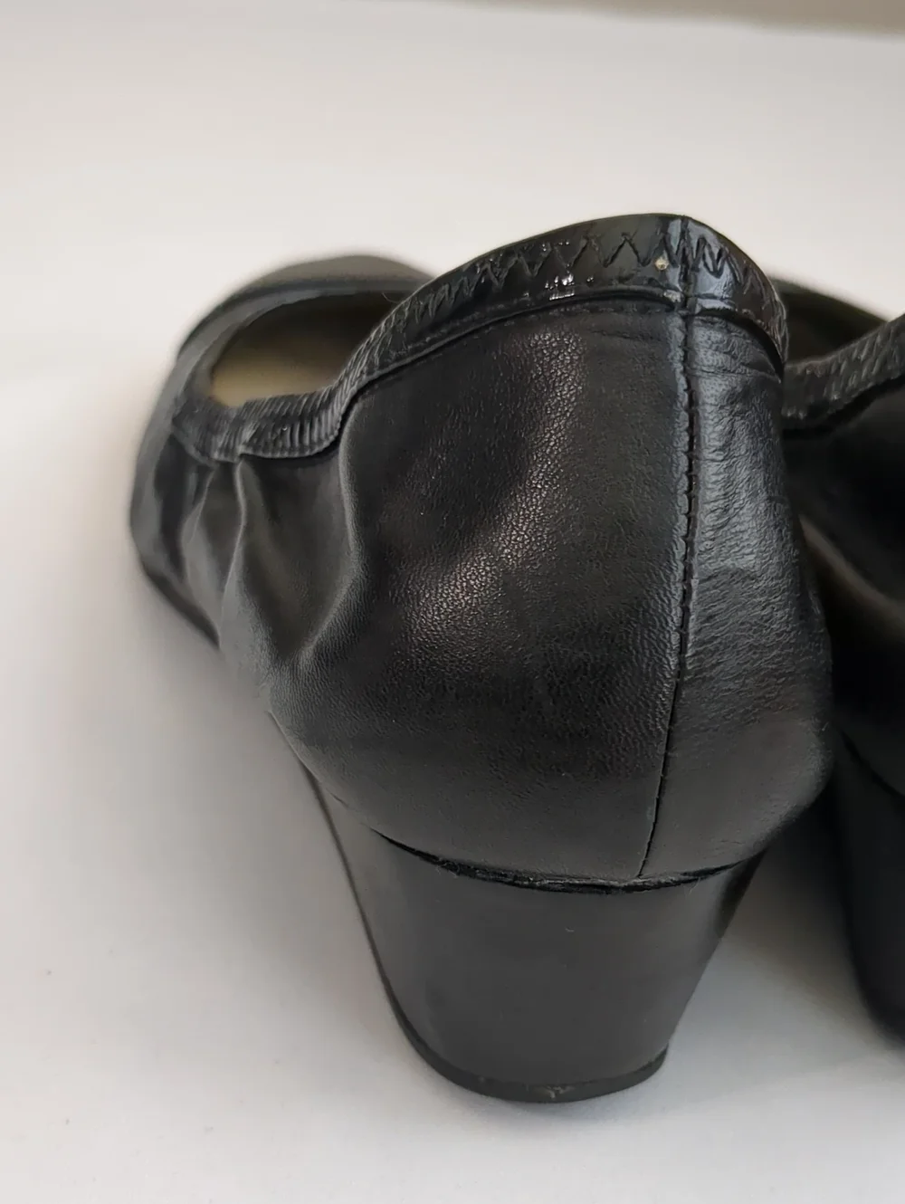 Cole Haab Nike Air Leather Patent Cap Toe Wedge Sz 8